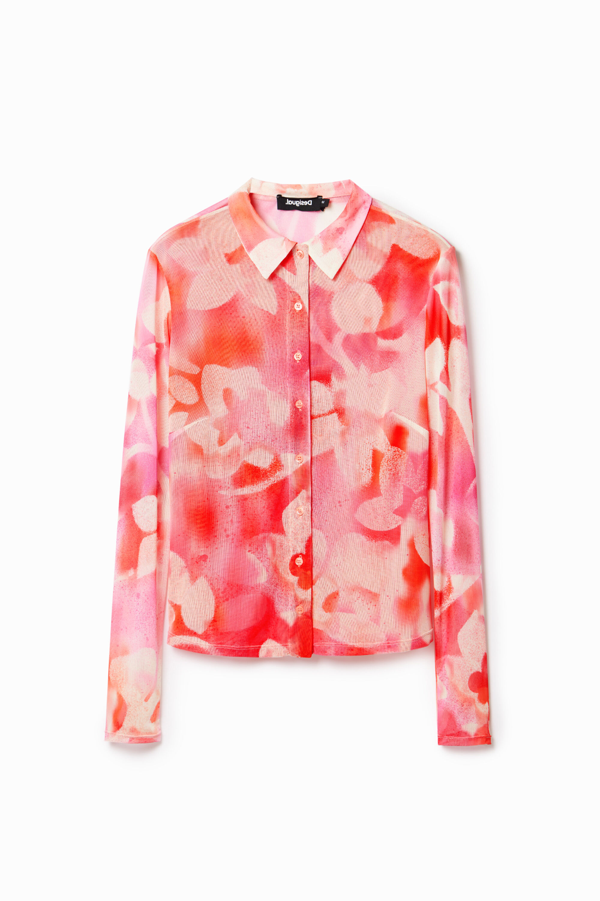 Camisa de tul floral Desigual para hombre