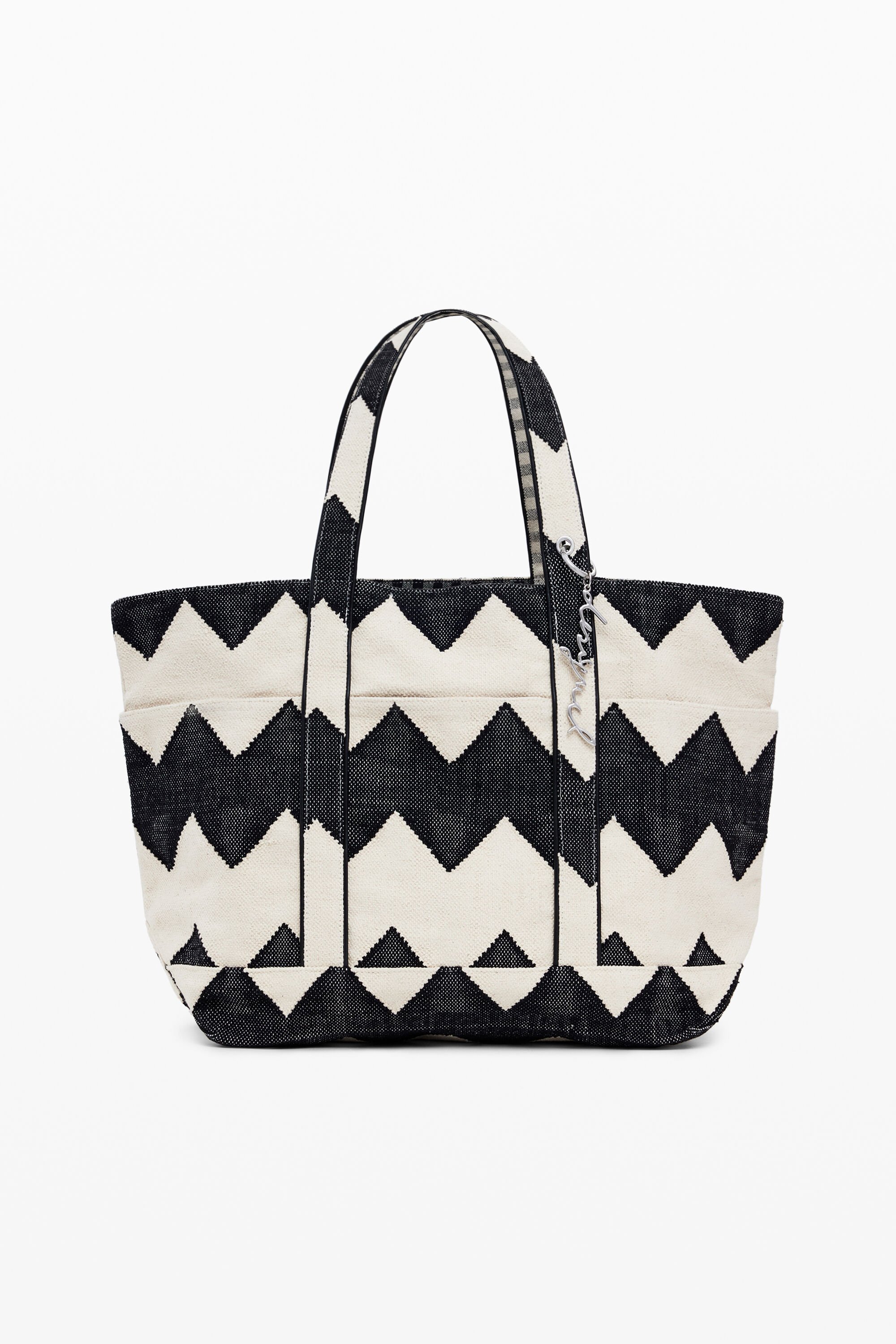 Bolso Desigual sarga zigzag mediano