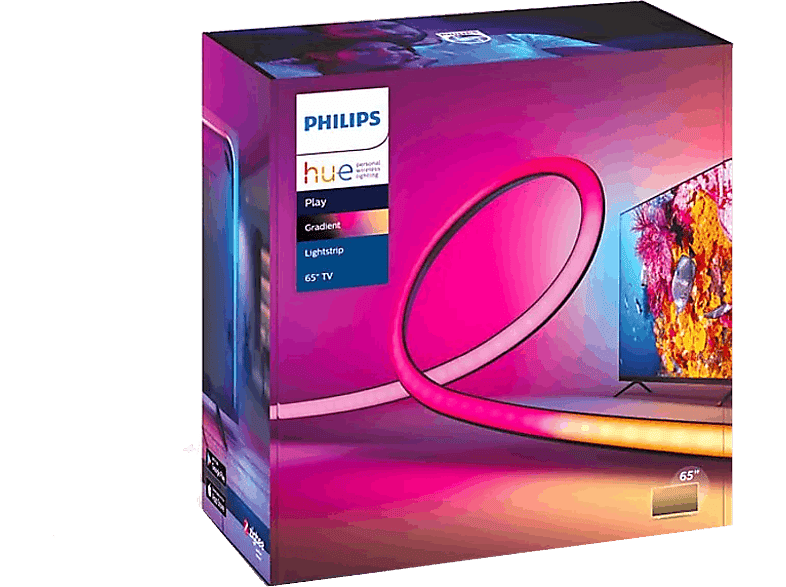 Tira de luces LED Philips Hue Play Gradient para TV de 65"