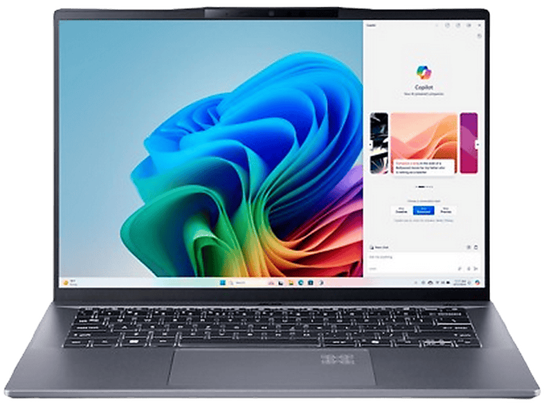 Portátil Acer Swift Go 14 SFG14-01-X962 Copilot+ PC 14.5 WUXGA Snapdragon X Plus X1P-42100 16GB RAM 1TB SSD