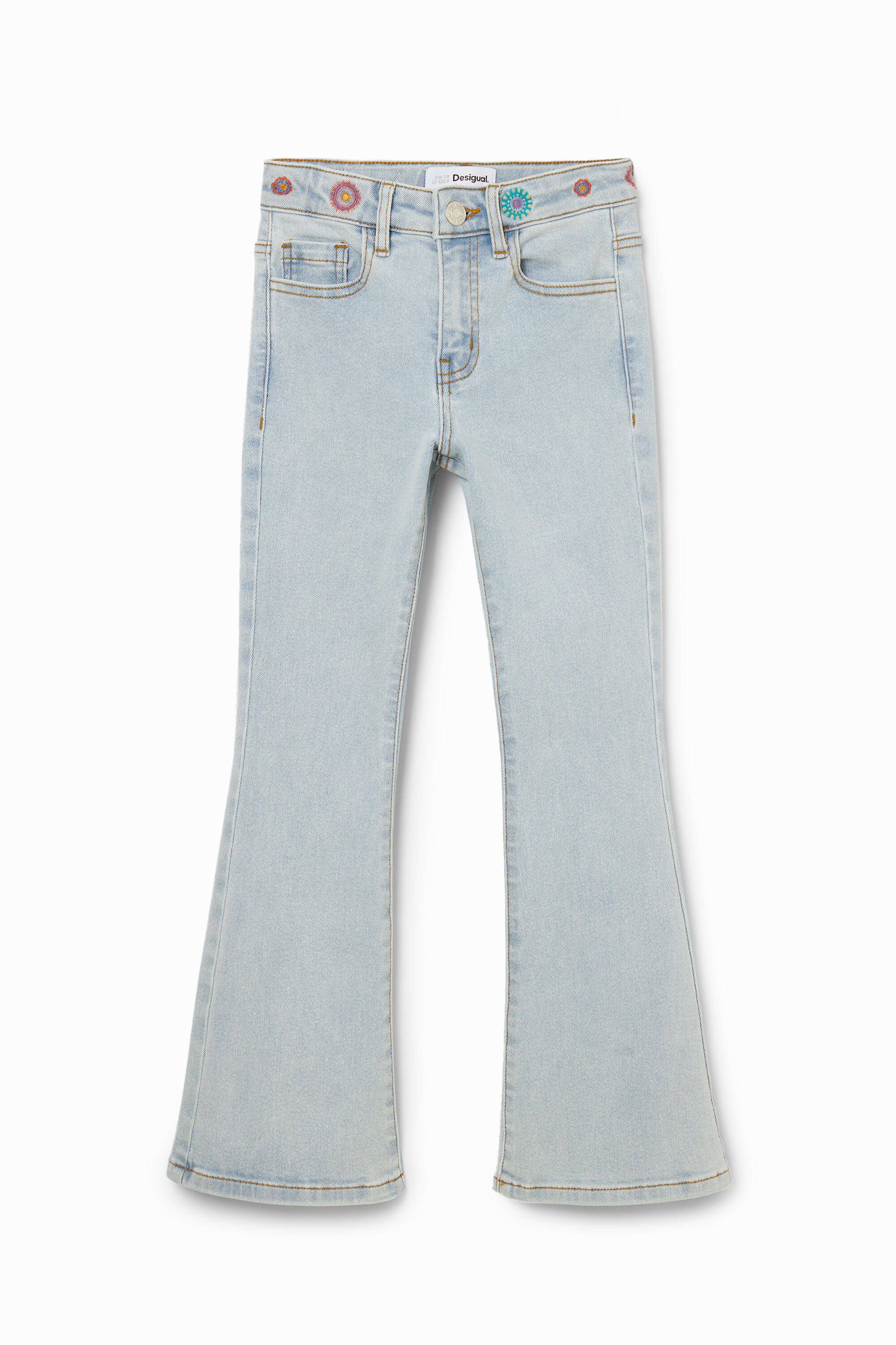 Vaqueros Flare bordados Desigual para hombre
