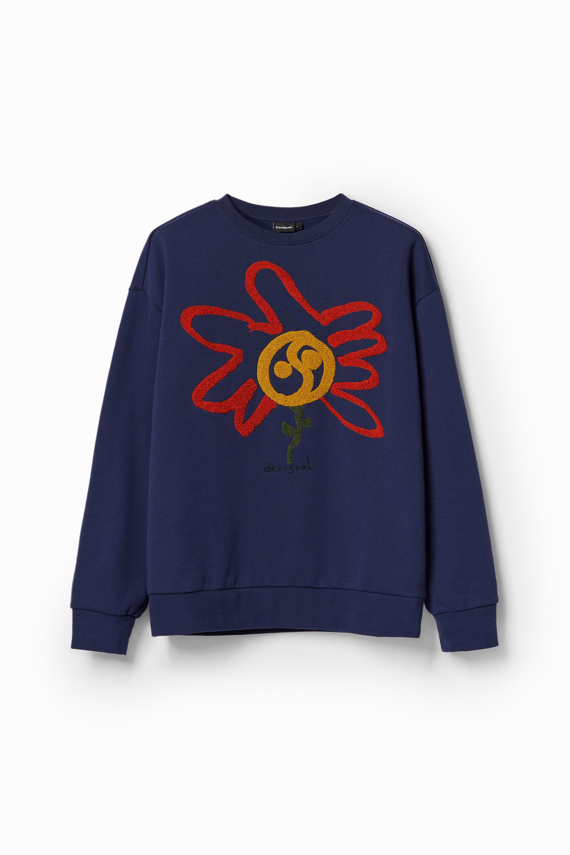 Sudadera Desigual Flor Luna Hombre