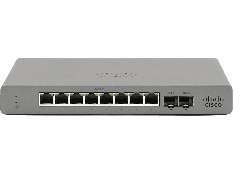 Switch Cisco Meraki GS110-8-HW de 8 Puertos Gigabit