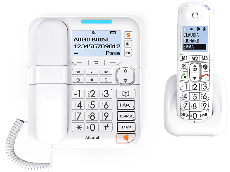 Teléfono Inalámbrico Alcatel XL785 COMBO con Contestador