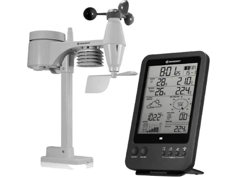 Estación meteorológica 5 en 1 Bresser Weather Center 7002510