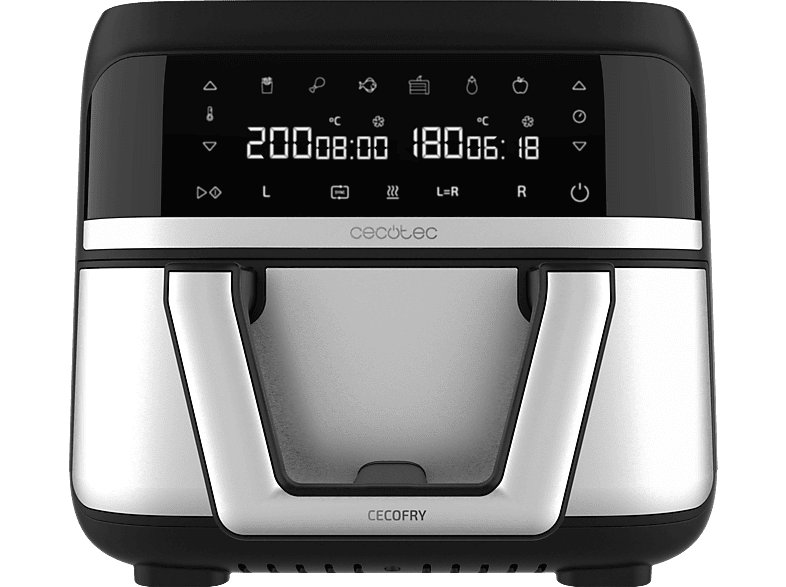Freidora de Aire Cecotec Cecofry Dual 9000, 9 L