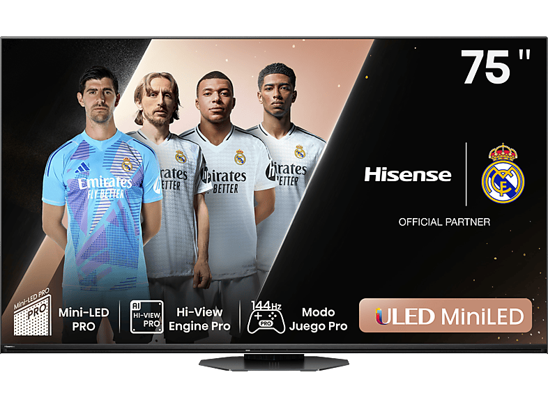 Hisense 75U8NQ Smart TV Mini LED UHD 4K 75" 144Hz