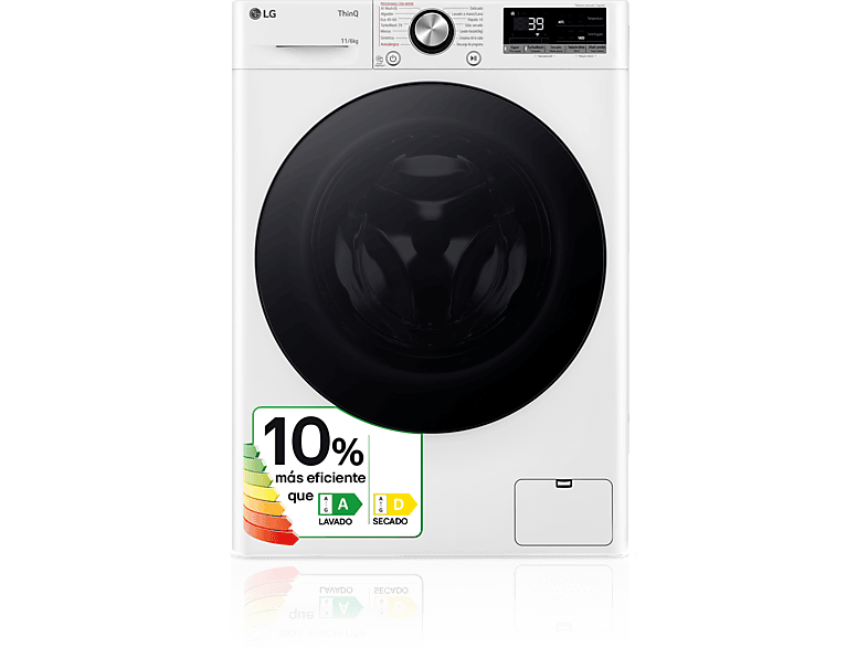 Lavadora secadora LG F4DR7011AGW