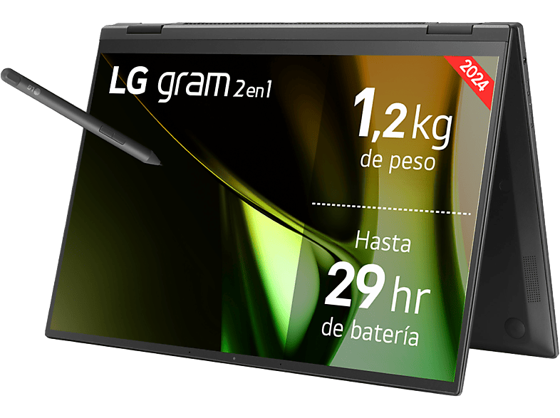 Laptop Convertible 2 en 1 LG 14T90S-G.AA75B 14" WUXGA Intel Core Ultra 7 16 GB RAM 512 GB SSD