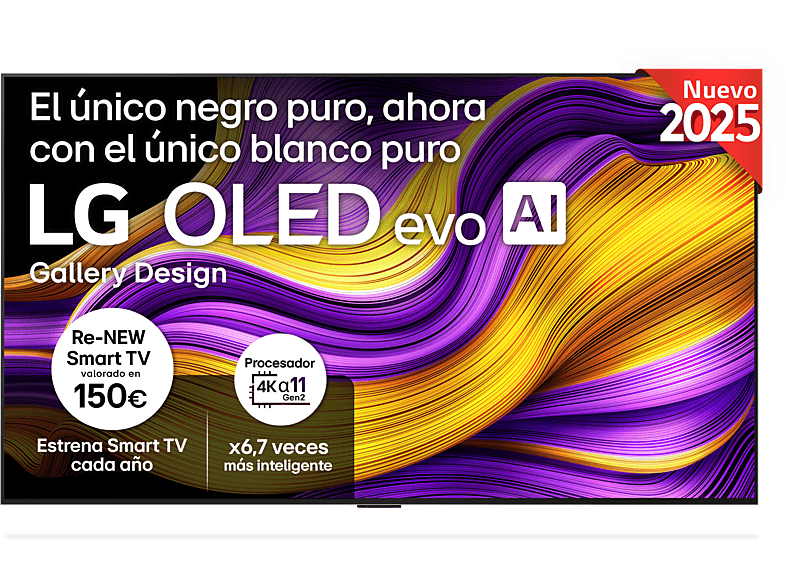 TV OLED LG 65" 4K Procesador α11 AI Processor 4K Gen2 Smart TV