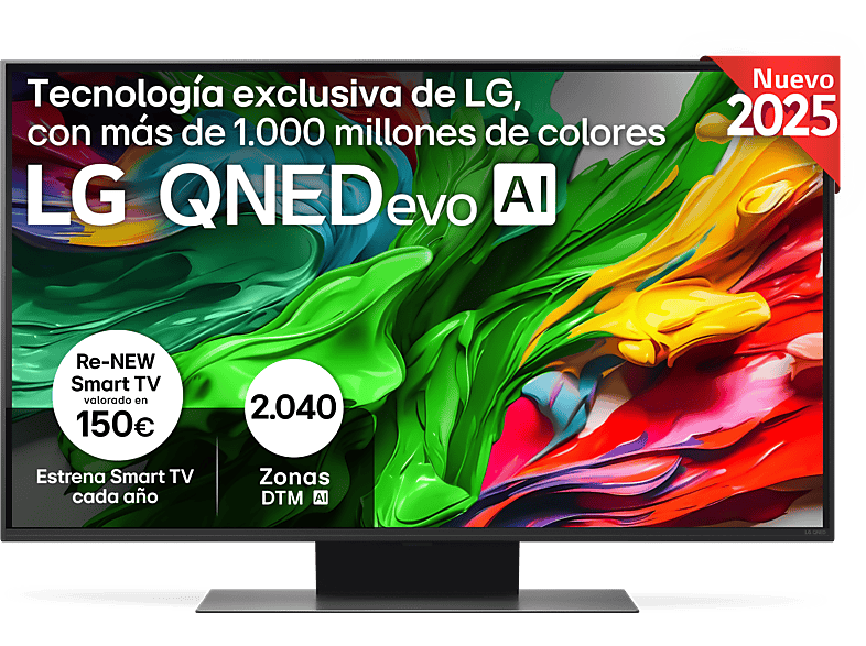 Smart TV LG QNED 43" UHD 4K Procesador Inteligente α7 AI Processor 4K Gen8