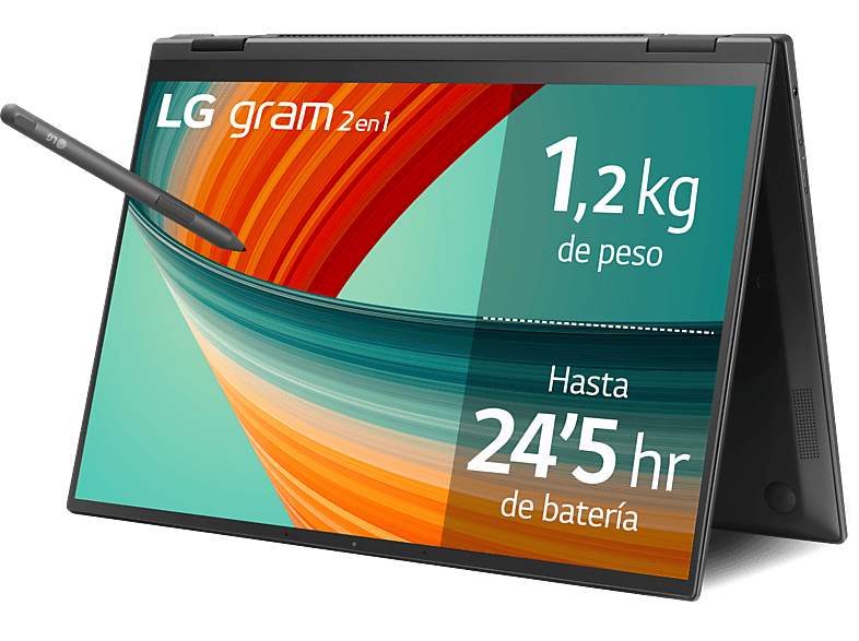 LG Gram Convertible 2 en 1 14 " WUXGA Intel Core i7 13ª Gen 16GB RAM 512GB SSD