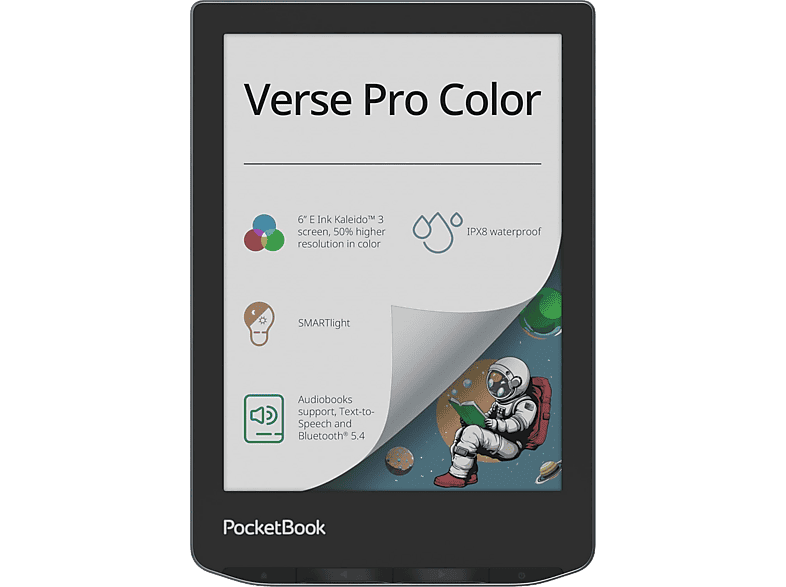 PocketBook Verse Pro, Ebook, 6 pulgadas, 16 GB, 1 RAM
