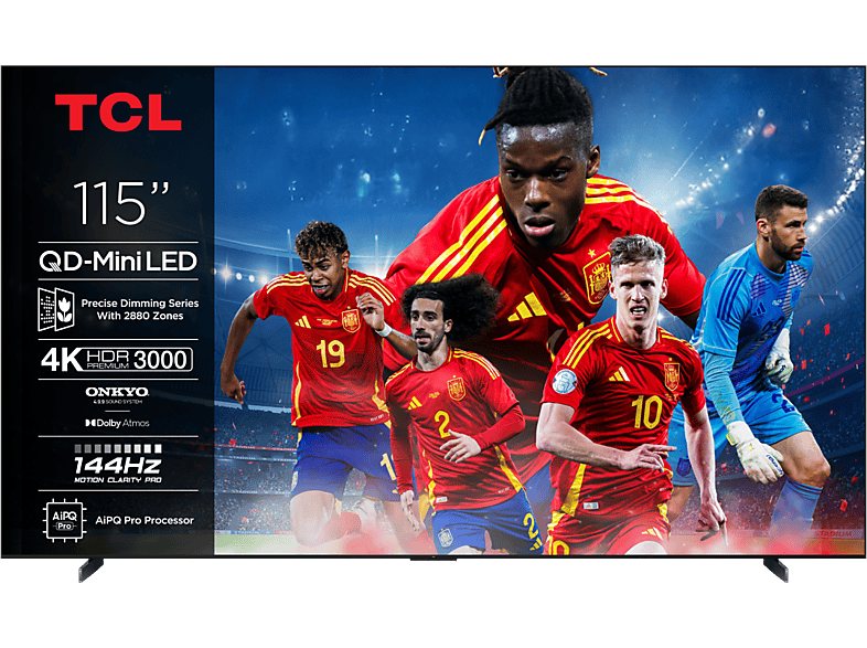 TV TCL QD-Mini LED 115" UHD 4K Smart TV