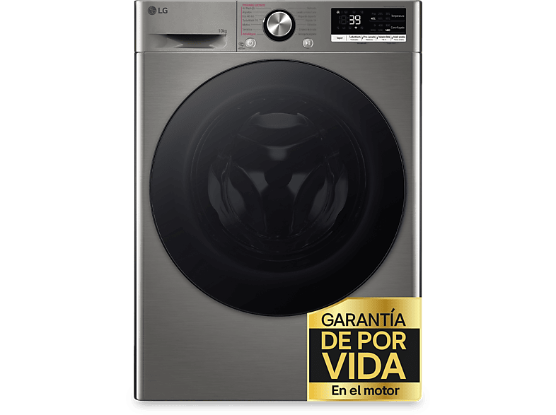 Lavadora carga frontal LG Serie 700 F4WR7010, 10 kg, 1400 rpm