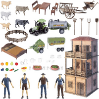 Set de Granjeros con Casa para Bricolaje Set de Granjeros con Casa para Bricolaje