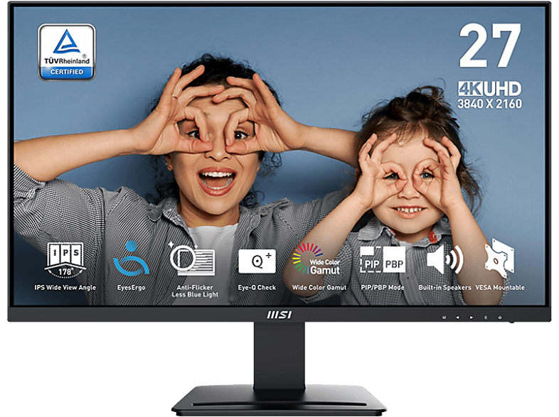 Monitor MSI PRO MP273U 27" UHD 4K 60Hz IPS