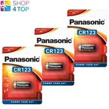 Batería de Litio Panasonic CR123A 3V 1400 mAh