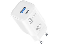 Cargador universal CellularLine ACHUSBC2PD65WSMLW de doble puerto