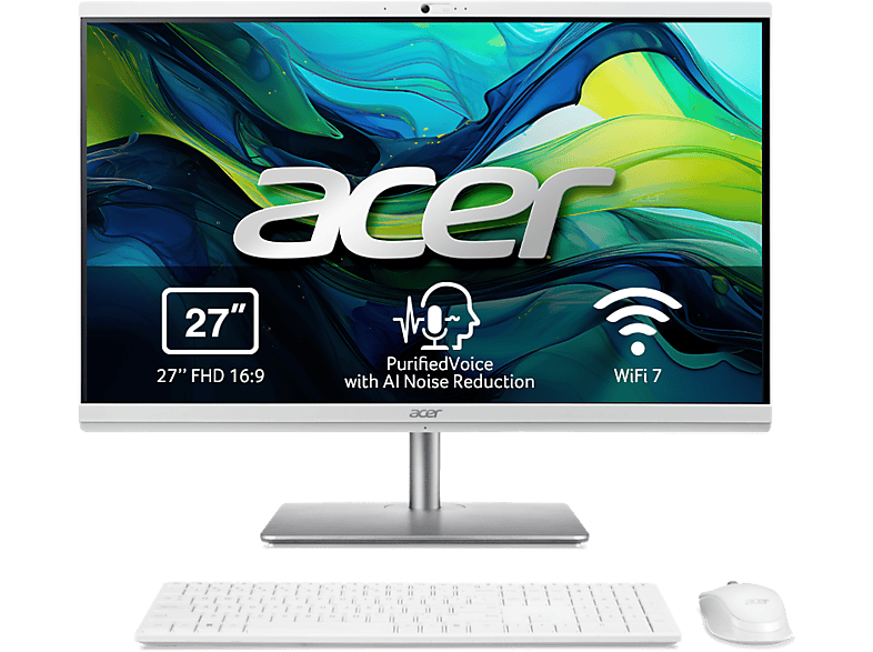 All in One Acer Aspire C27-195ES 27" Full HD Intel Core Ultra 7 155U 32GB RAM 1TB SSD