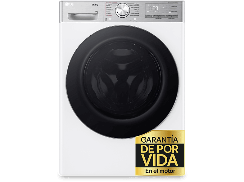 Lavadora LG Serie 900 F4WR9009A2W 9 kg