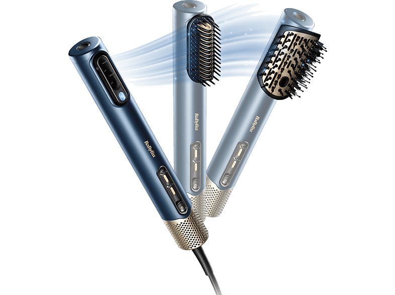 BaByliss Air Wand Secador de Pelo Reacondicionado 1600W, 123 km/h, 4 temperaturas, 3 velocidades