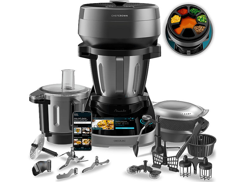 Robot de Cocina Cecotec Mambo CooKing Total Gourmet 4.5L 2200W