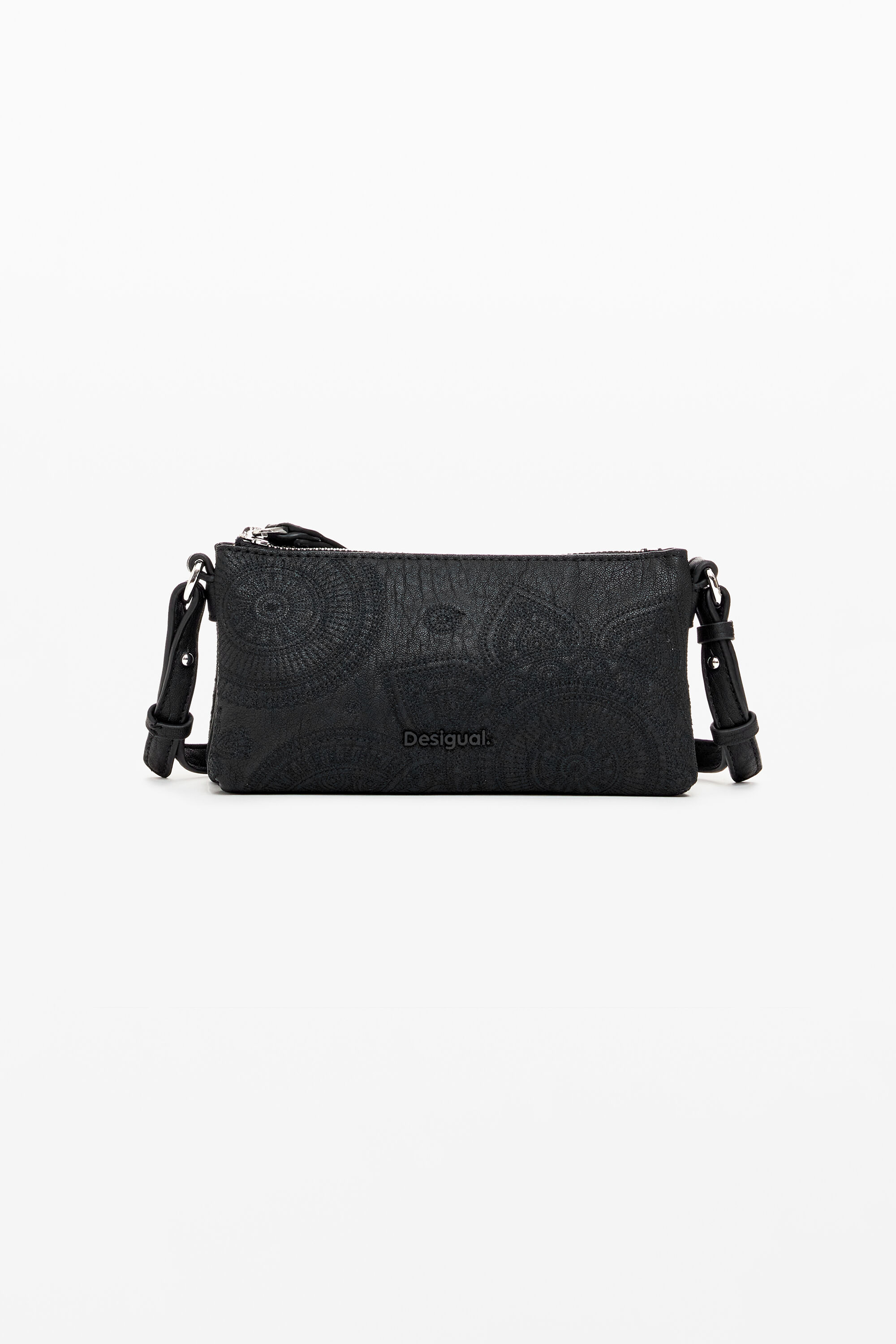 Desigual Monedero flores bordadas