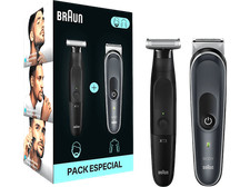 Afeitadora Corporal Braun BodyGroomer BG5360 y Recortadora Series X XT3100