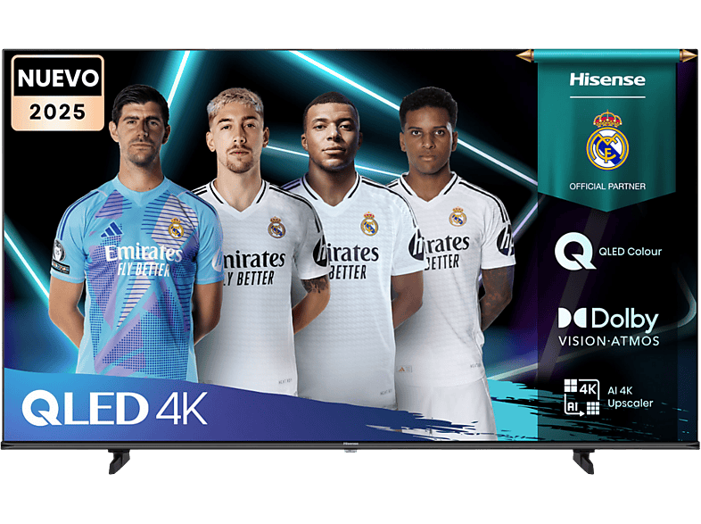 Hisense 43E7Q 43" QLED UHD 4K con procesador MT9603 Quad Core