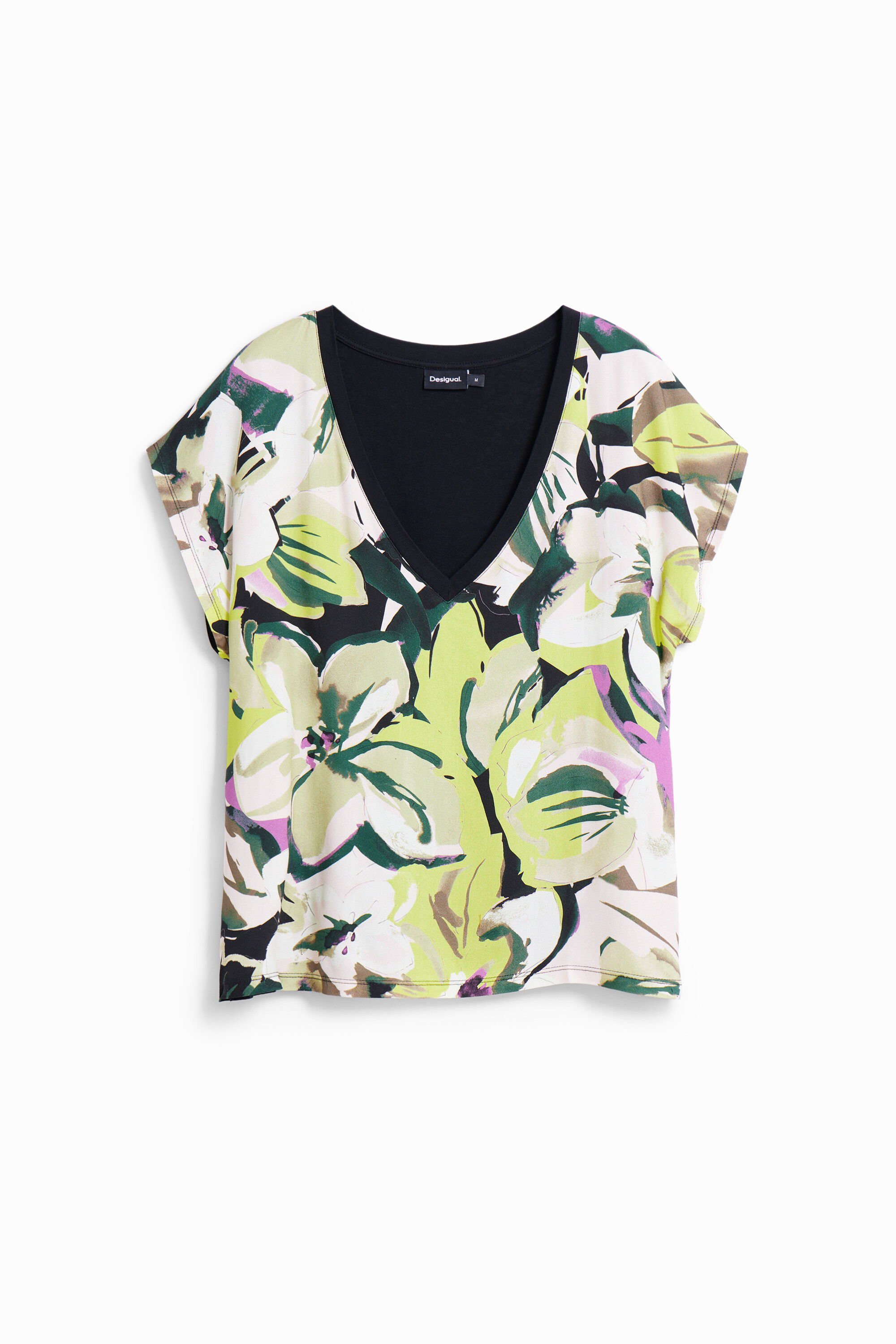 Desigual Camiseta manga corta tropical fehombre