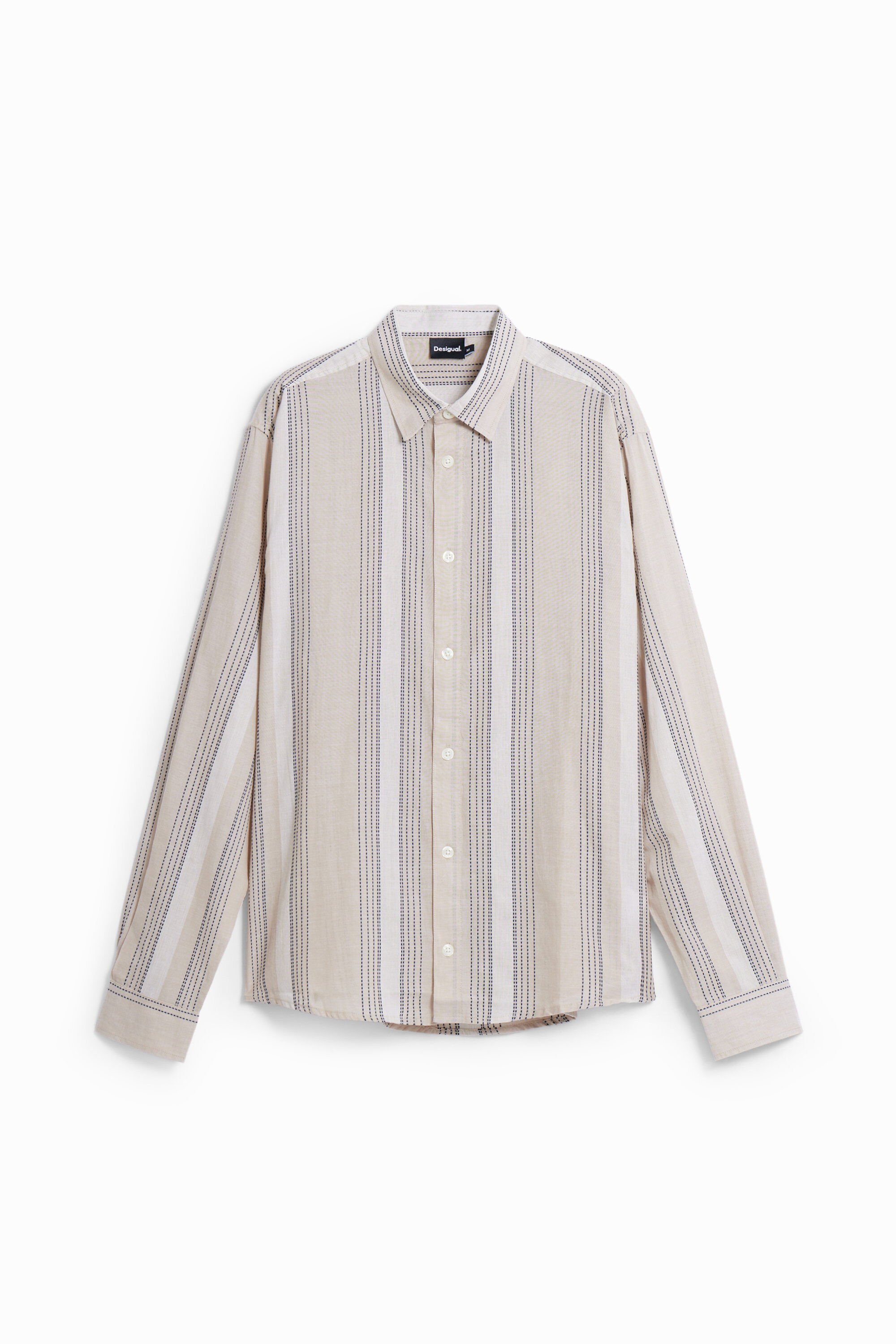 Camisa de Hombre Desigual de Manga Larga Camisa de Hombre Desigual de Manga Larga