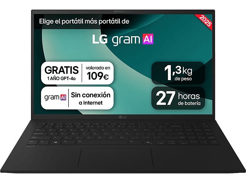 Portátil LG 15ZD80T-G.AX75B 15" Amd Ryzen AI 7 350 16GB RAM
