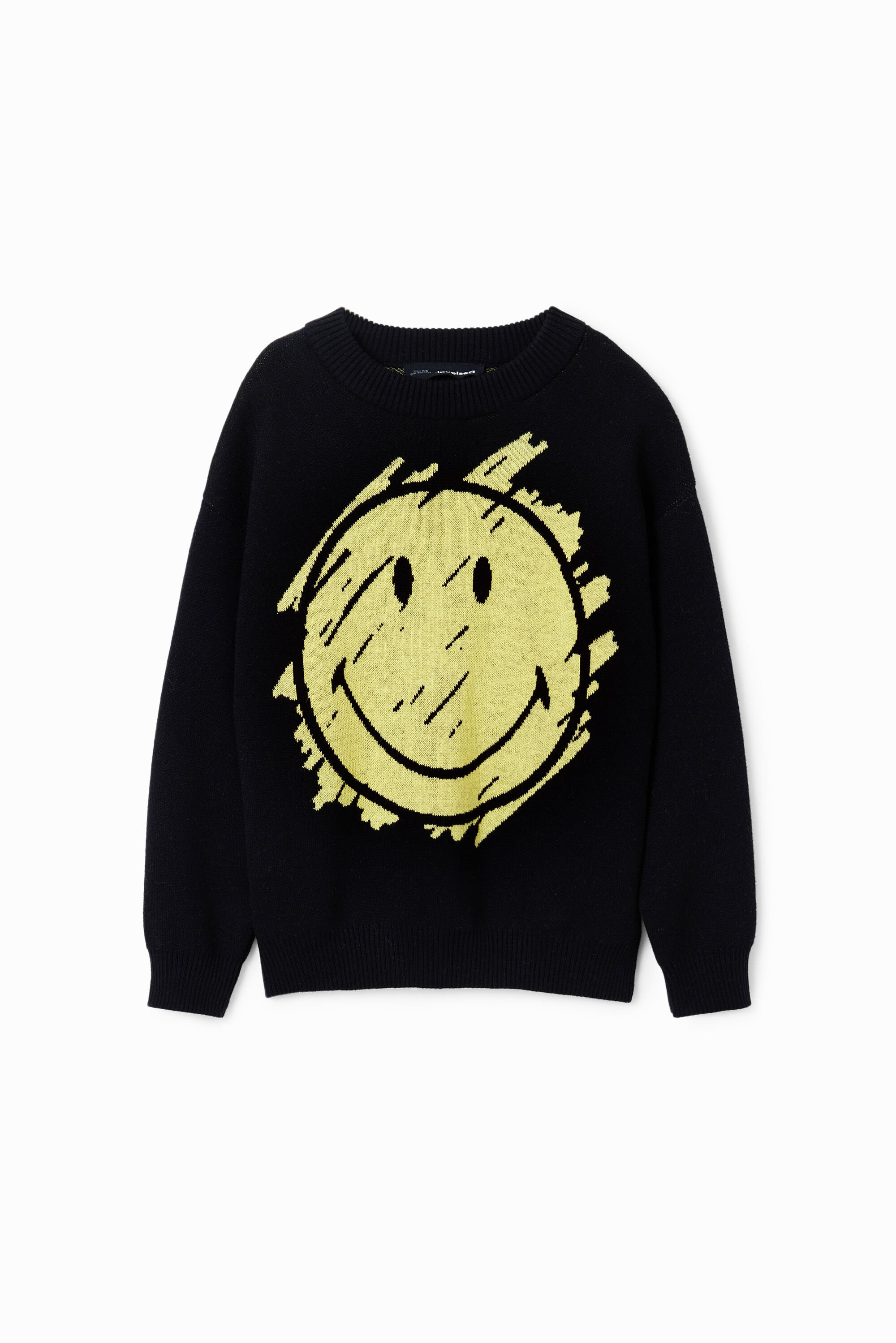 Jersey jacquard Smiley® hombre Desigual