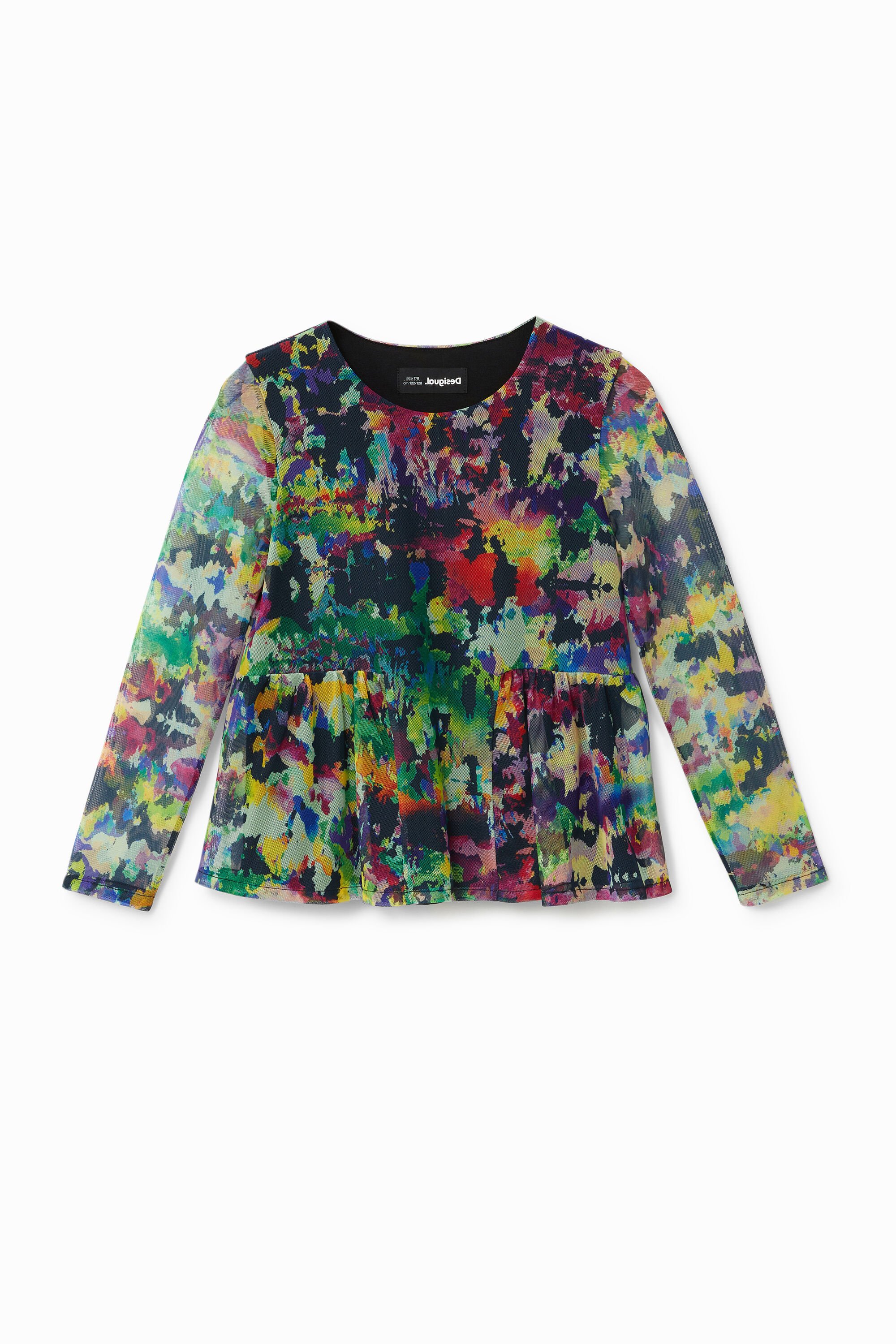 Camiseta tul volantes fehombre Desigual