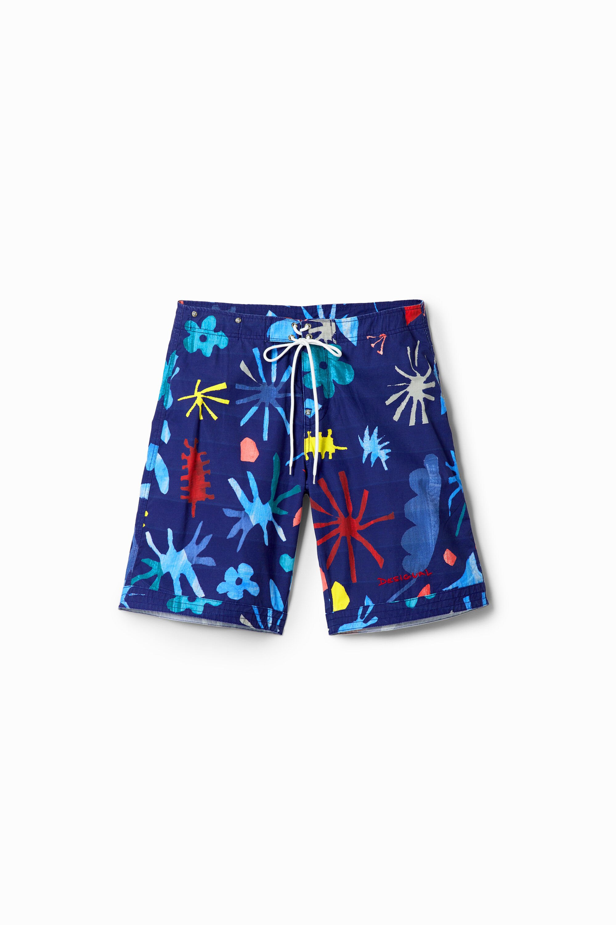 Desigual Bañador Hojas Tropicales para Hombre