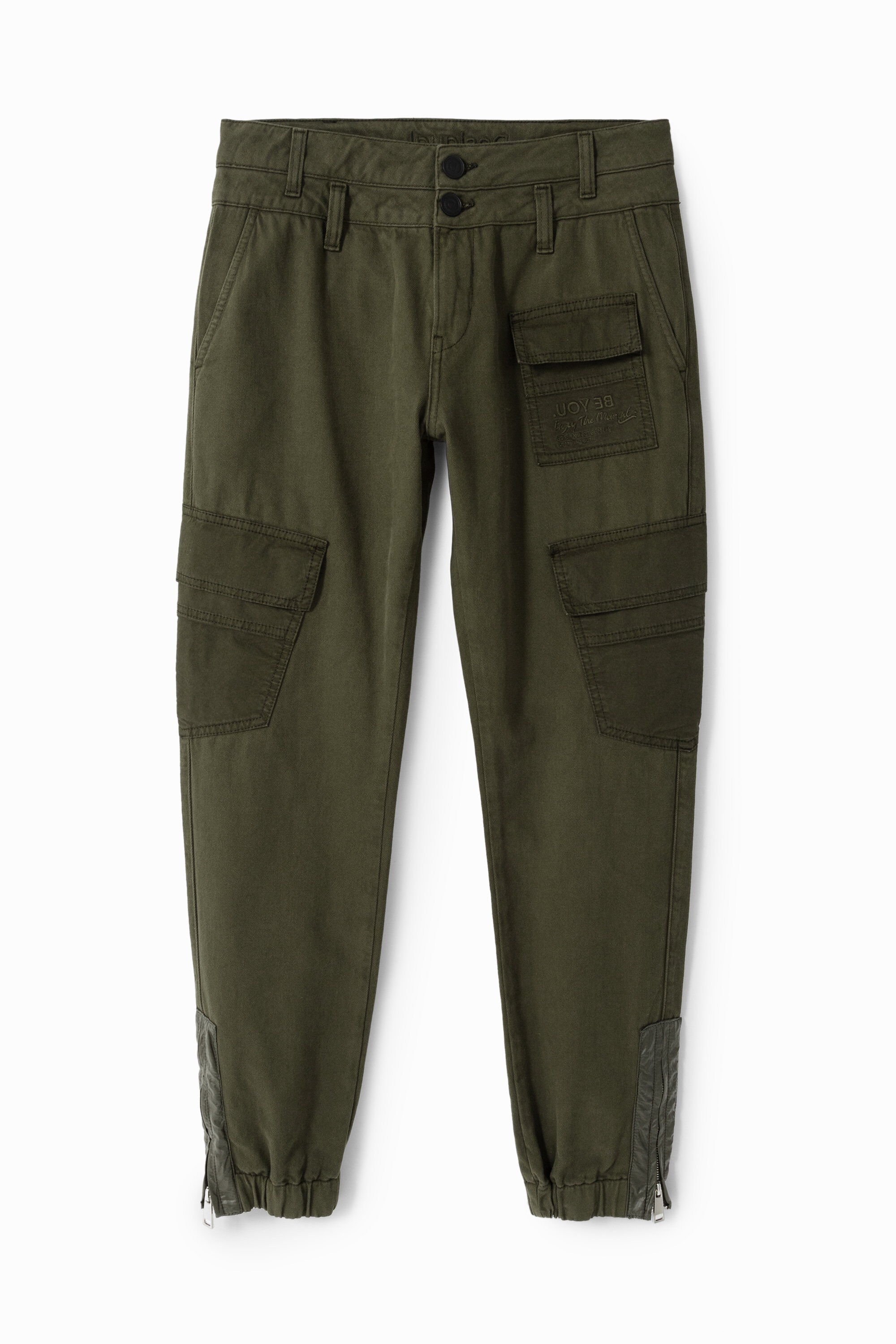Pantalón Baggy con Bolsillos Cargo para Hombre Desigual