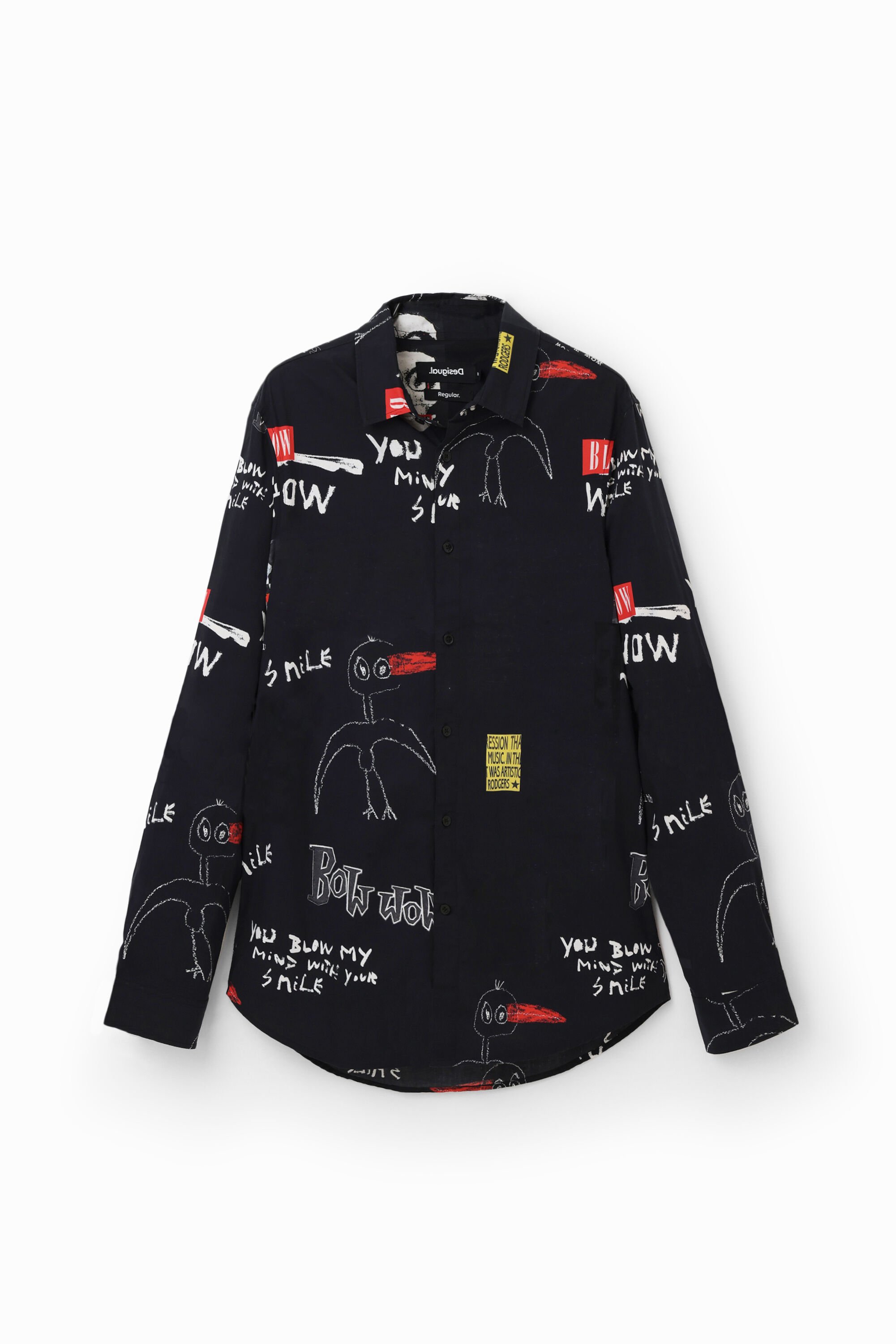 Camisa Desigual mensajes arty hombre