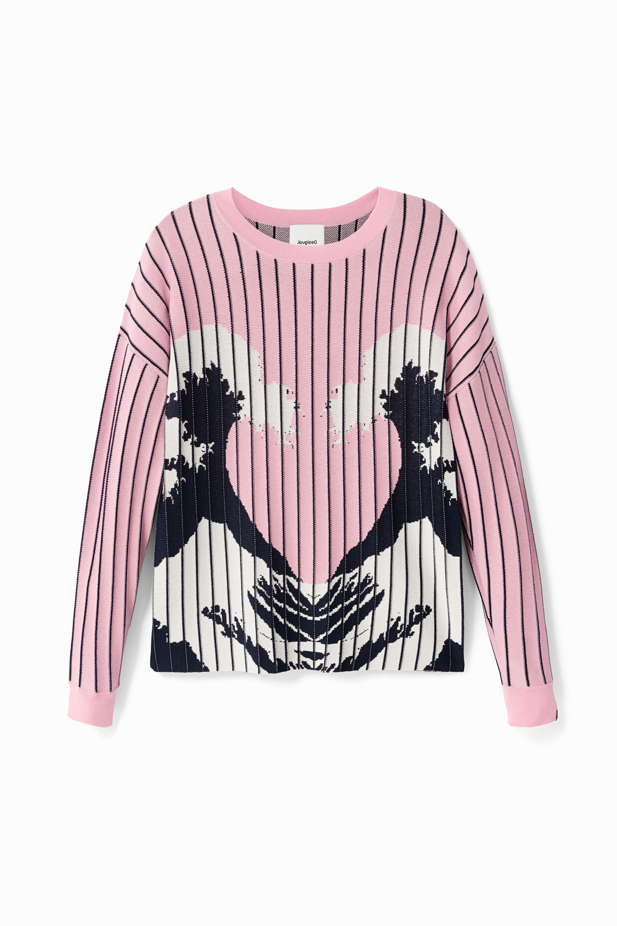 Jersey Desigual Estampado Hawaiano para Hombre