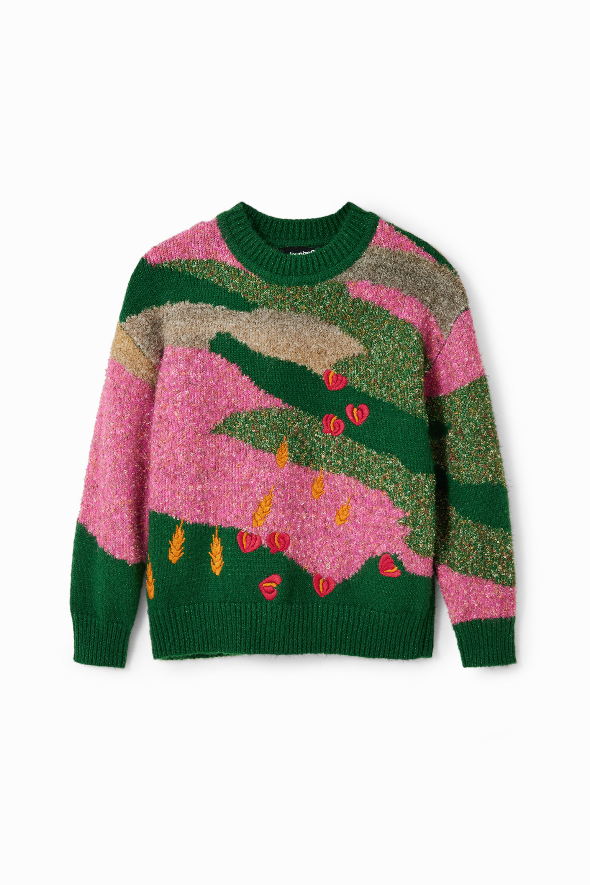 Jersey Desigual con bordados para hombre Jersey Desigual con bordados para hombre