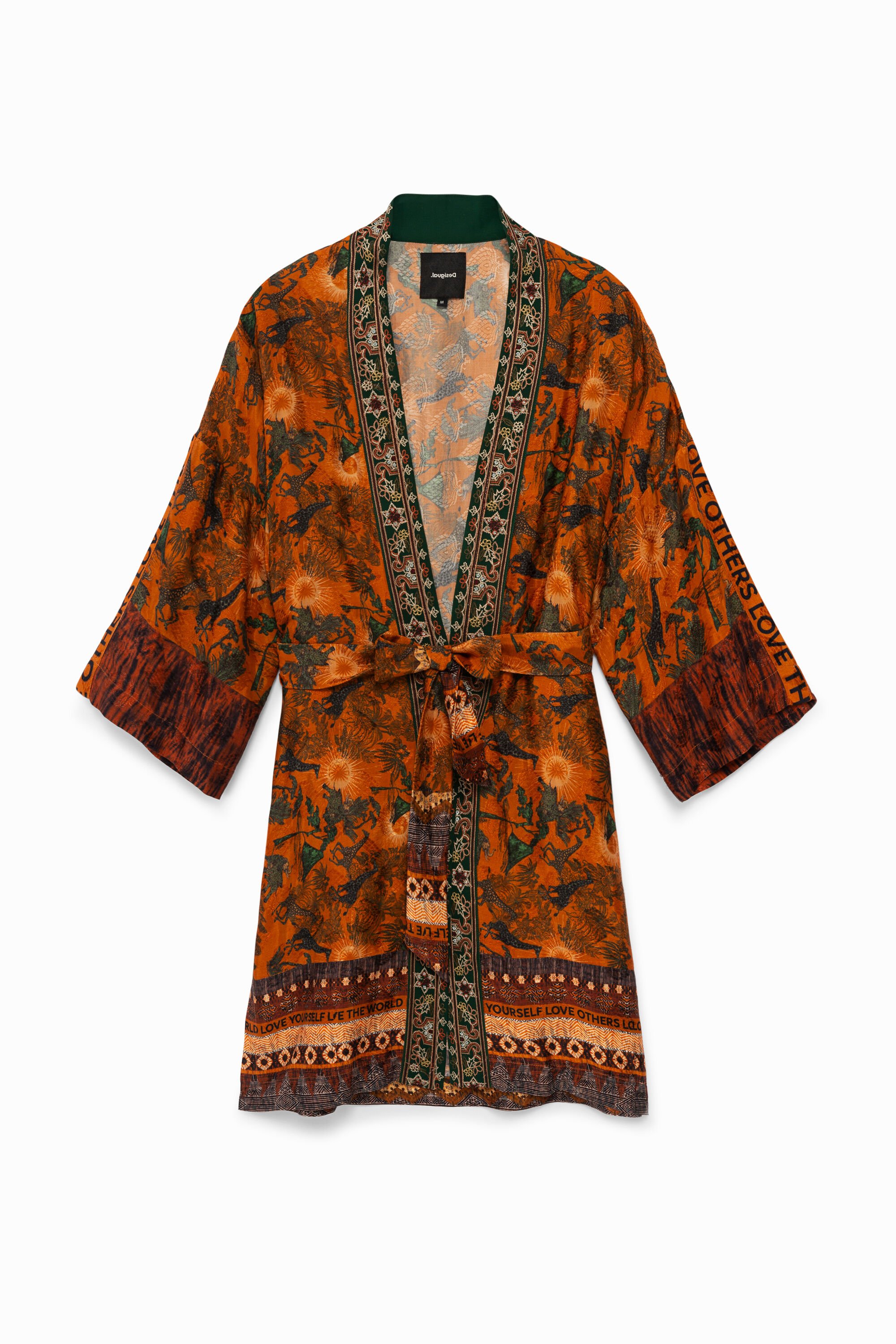 Kimono Desigual inspiración safari africano Kimono Desigual inspiración safari africano