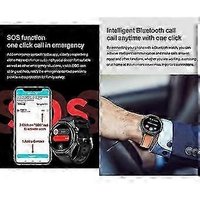 Reloj Inteligente Deportivo Et480 con ECG, Glucosa en Sangre y Presión Arterial