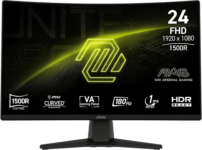 Monitor Gaming MSI MAG242C 23.6" Full-HD 180Hz Curvo