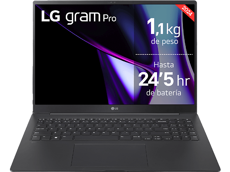 LG Gram 16Z90SP-K.AA75B Portátil 16" Intel Core Ultra 7 16GB RAM 512GB WQXGA+