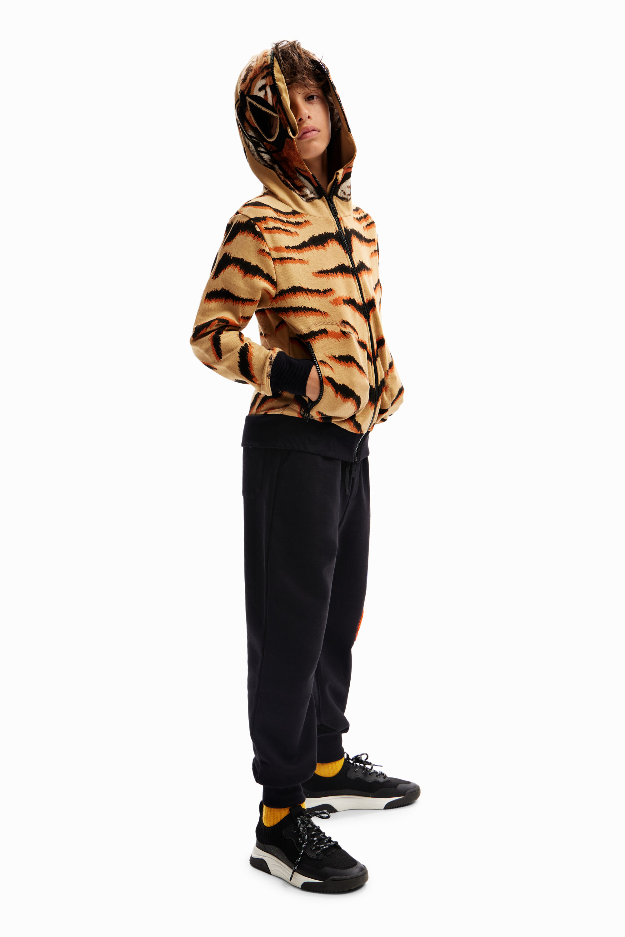 Sudadera con capucha Desigual para hombre Sudadera con capucha Desigual para hombre