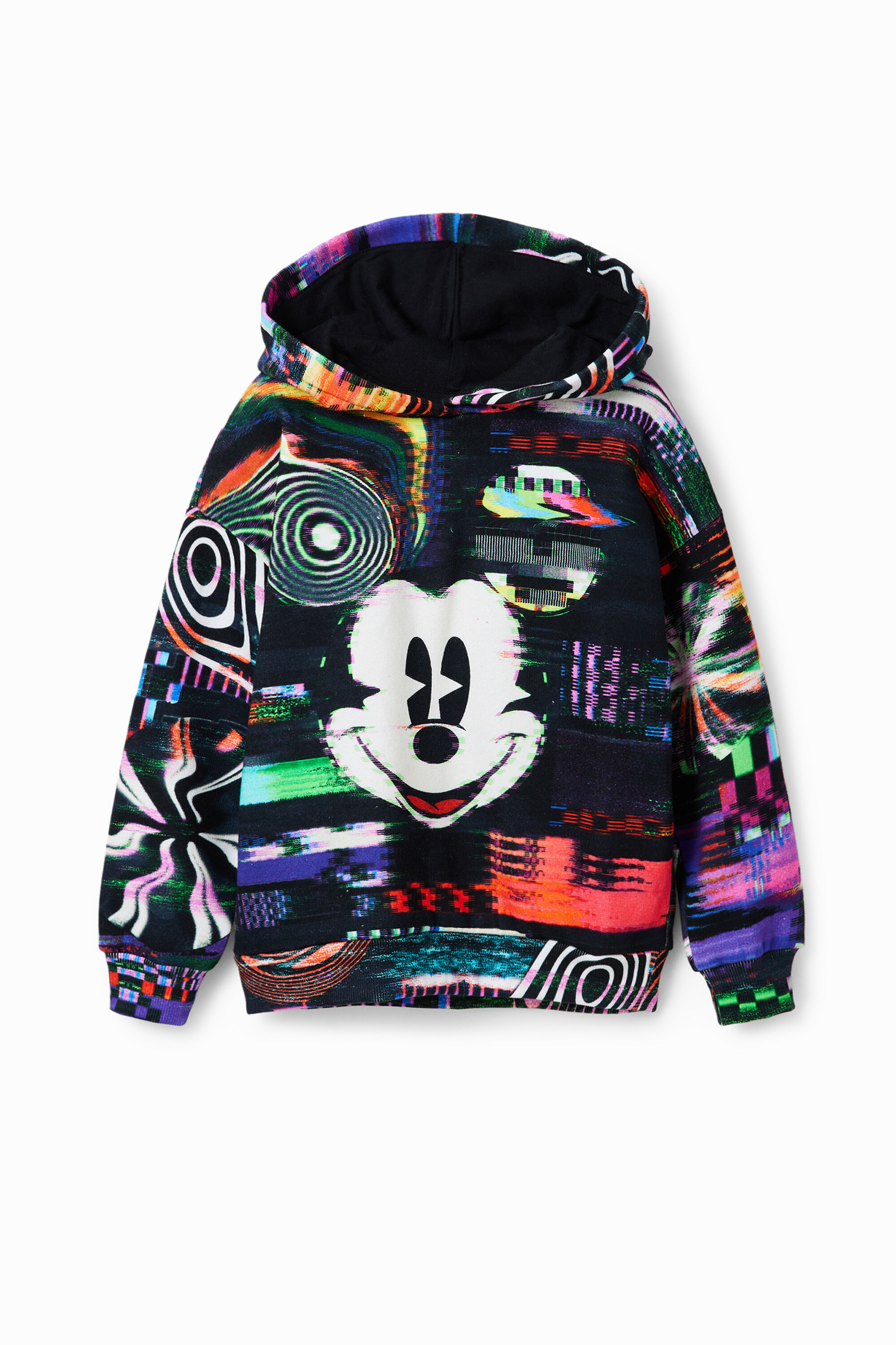 Sudadera Desigual Glitch Mickey Mouse para Hombre Sudadera Desigual Glitch Mickey Mouse para Hombre