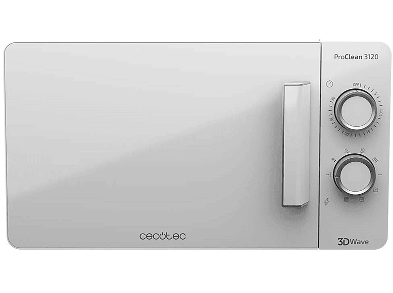 Microondas con grill Cecotec Proclean 3120, 20 L