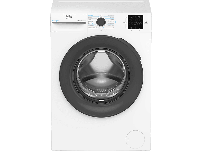Lavadora Beko Energy Spin VBM3WFT39413WA, 9 kg, 1400 rpm, Motor ProSmart Inverter