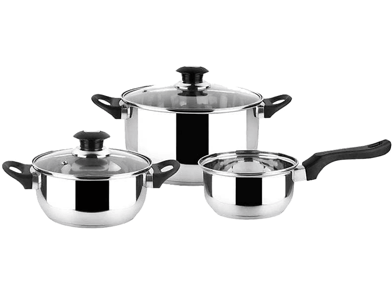 Batería de Cocina Magefesa Family Acero Inoxidable 5 Piezas Inducción