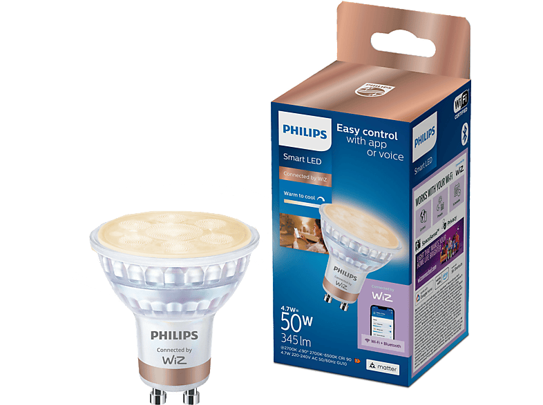 Bombilla Inteligente Philips PAR16 GU10 Regulable Bombilla Inteligente Philips PAR16 GU10 Regulable